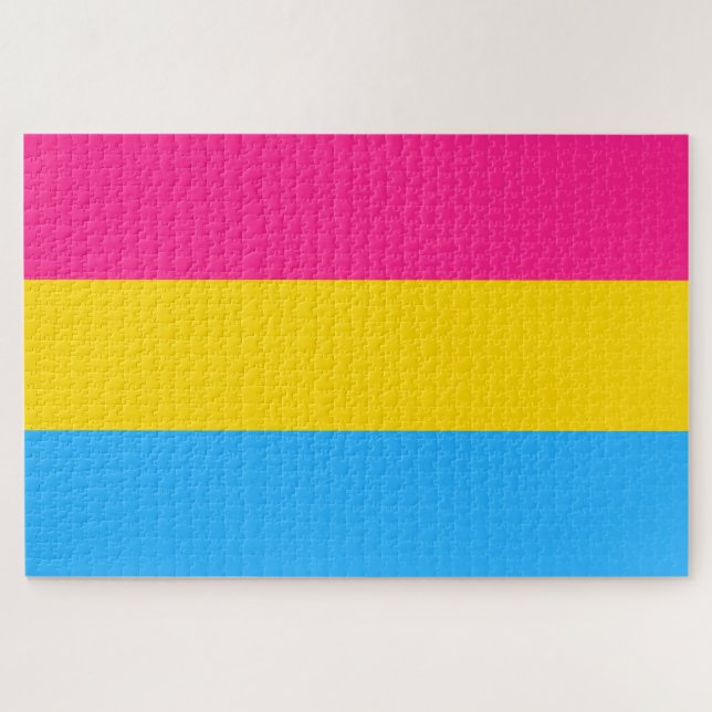 Pansexual Pride (Pan Flag) Jigsaw Puzzle (Horizontal)