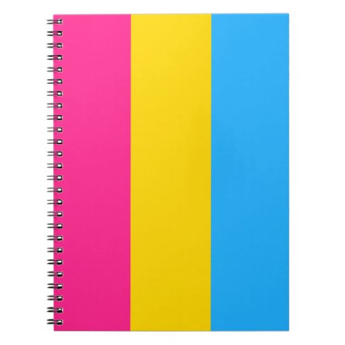 Pansexual Pride Pan Flag Notebook