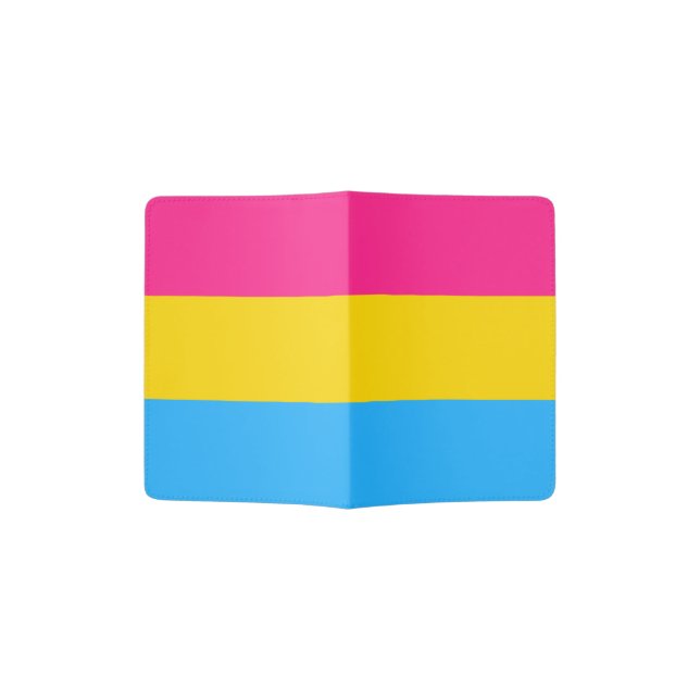 Pansexual Pride (Pan Flag) Passport Holder (Opened)