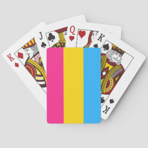 Pansexual Pride (Pan Flag) Poker Cards