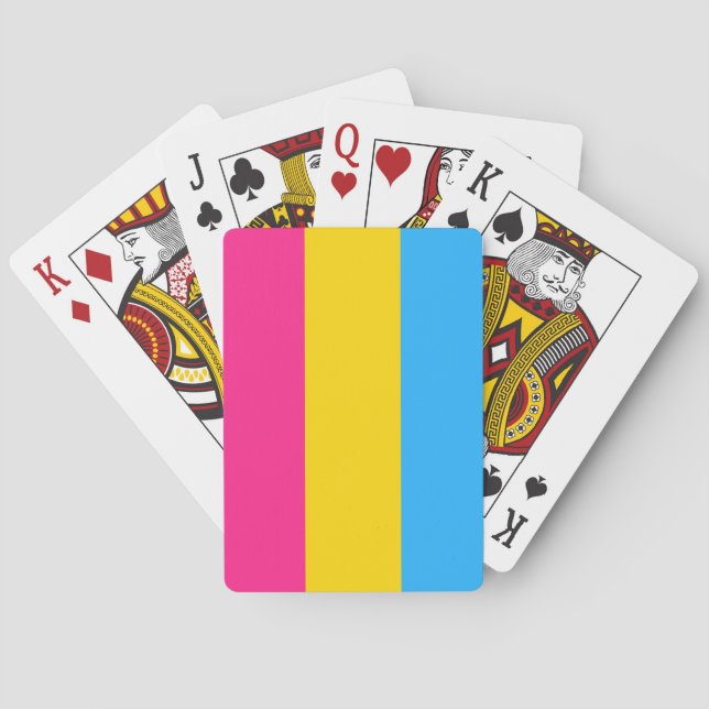 Pansexual Pride (Pan Flag) Poker Cards (Back)