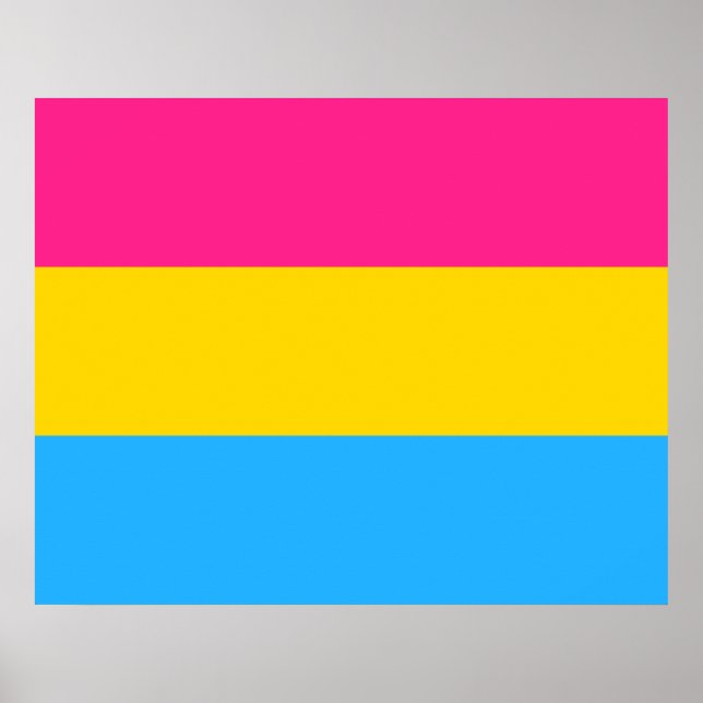 Pansexual Pride (Pan Flag) Poster (Front)