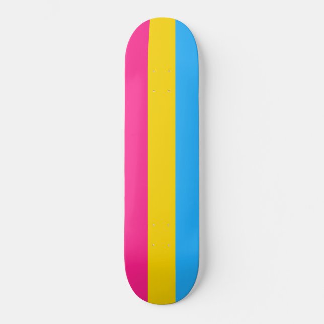Pansexual Pride (Pan Flag) Skateboard (Front)
