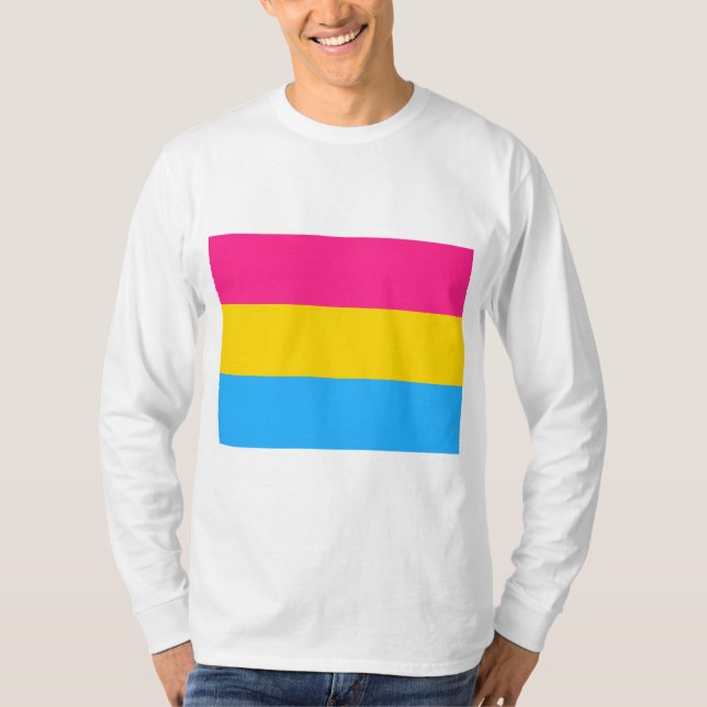 Pansexual Pride (Pan Flag) T-Shirt (Front)
