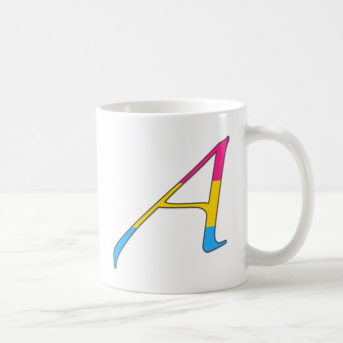 Pansexual Pride "Scarlet" Letter A Coffee Mugs