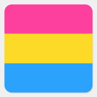 Pansexual Pride stickers - rounded
