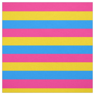 Pansexual Pride Stripes Fabric
