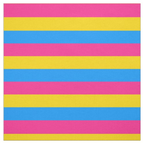 Pansexual Pride Stripes Fabric