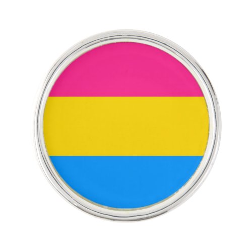 Pansexual Pride Stripes Lapel Pin