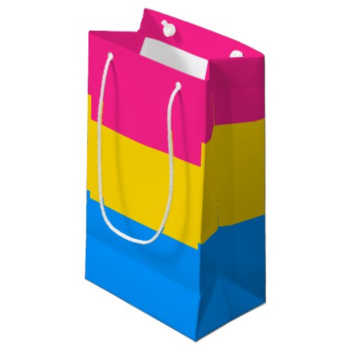 Pansexual Pride Stripes Small Gift Bag
