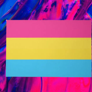 Pansexual Pride Welcome Door Mat