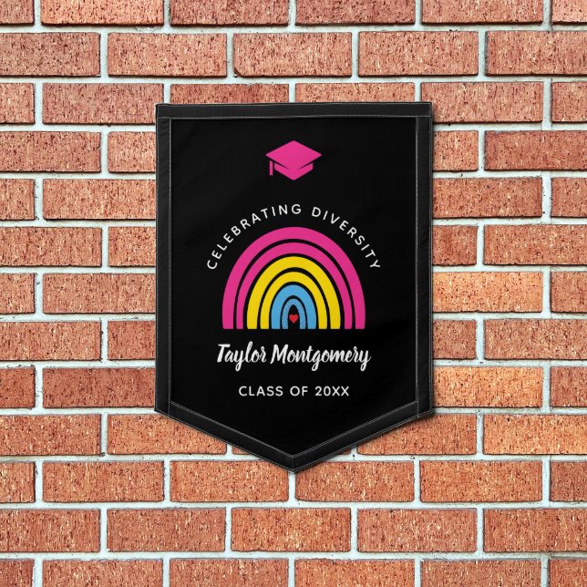 Pansexual Pride Year College High School Diversity Pennant (Insitu 1)