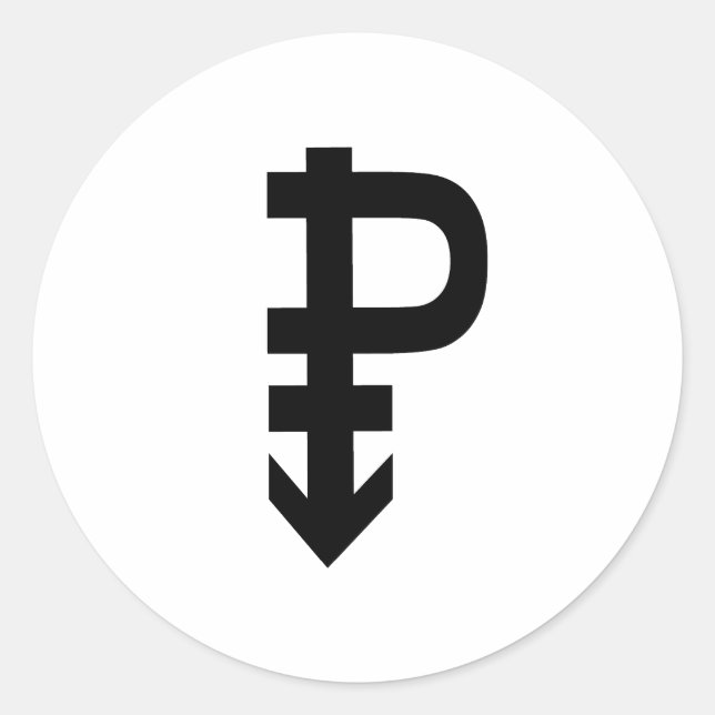 Pansexual Symbol Classic Round Sticker (Front)