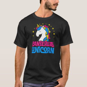 Pansexual Unicorn Girly Majestic Lgbtq Pan Pride A T-Shirt