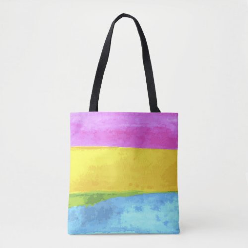 Pansexual Watercolor Tote Bag