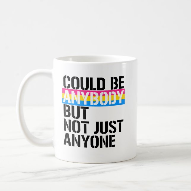 Pansexuality - Could be anybondy but not just anyo Coffee Mug (Left)