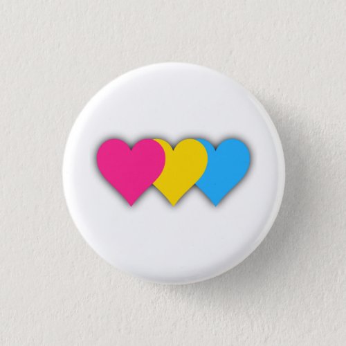 Pansexuality flag button