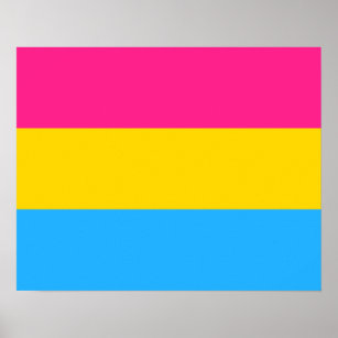 Pansexuality flag Poster