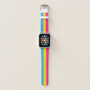 Pansexuality Pride flag Apple Watch Band
