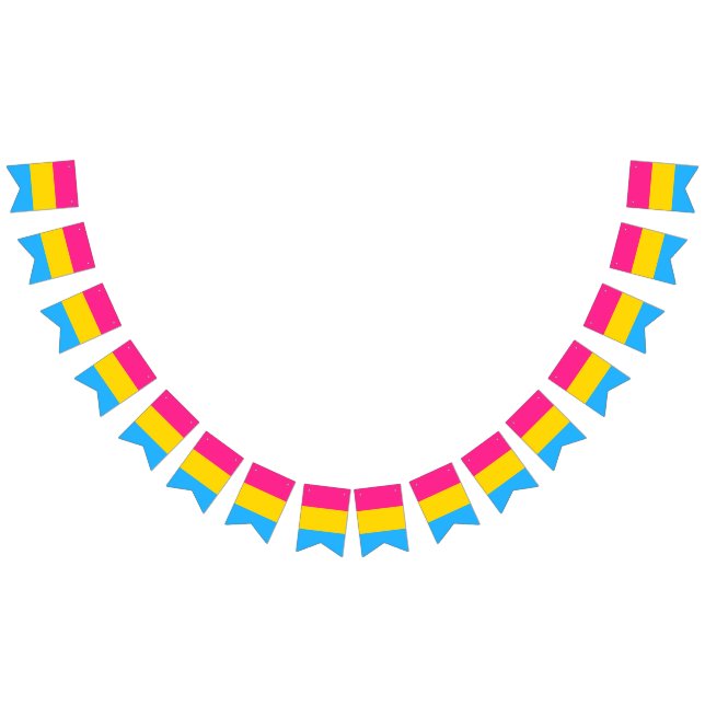 Pansexuality pride flag banner (All)