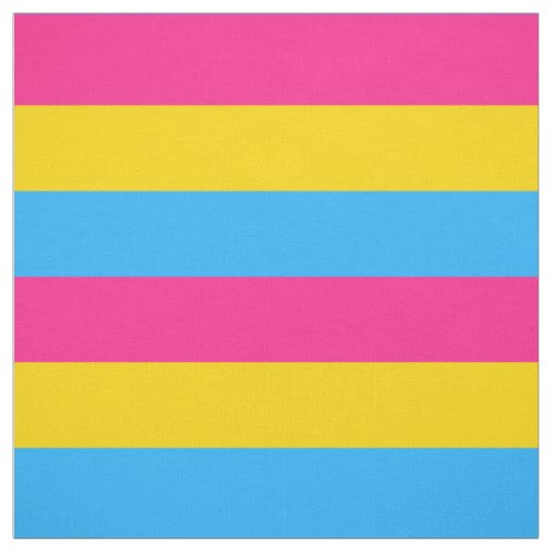 Pansexuality pride flag fabric
