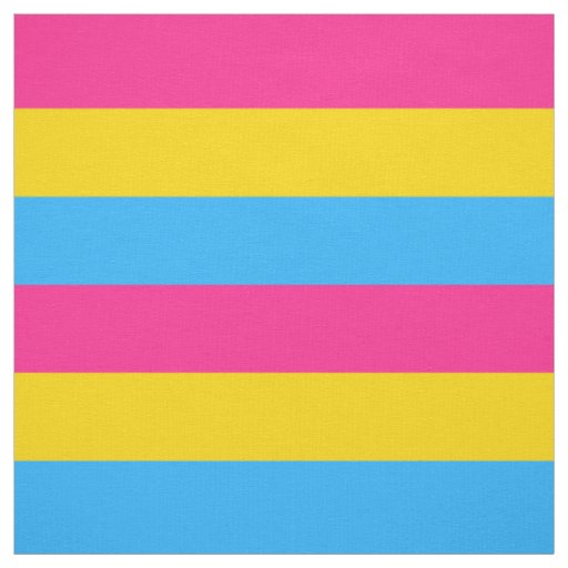 Pansexuality pride flag fabric