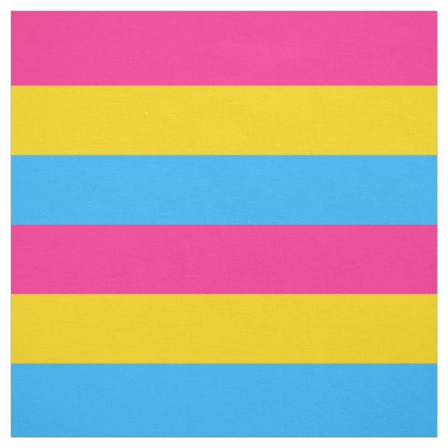 Pansexuality pride flag fabric (Swatch)
