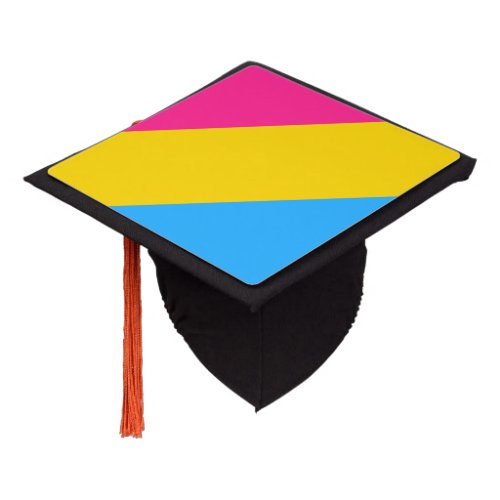 Pansexuality Pride flag Graduation Cap Topper