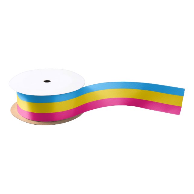 Pansexuality pride flag ribbon (Spool)