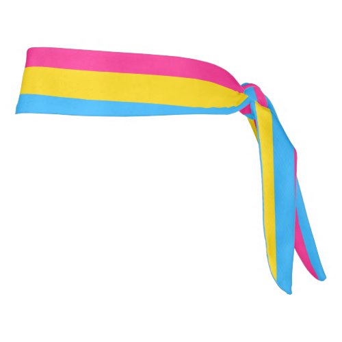 Pansexuality Pride flag Tie Headband