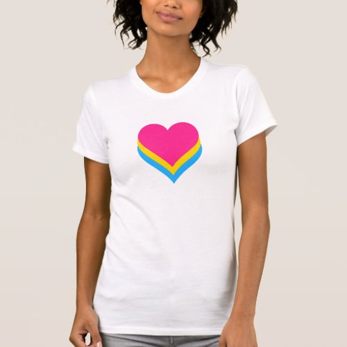 Pansexuality pride hearts Top