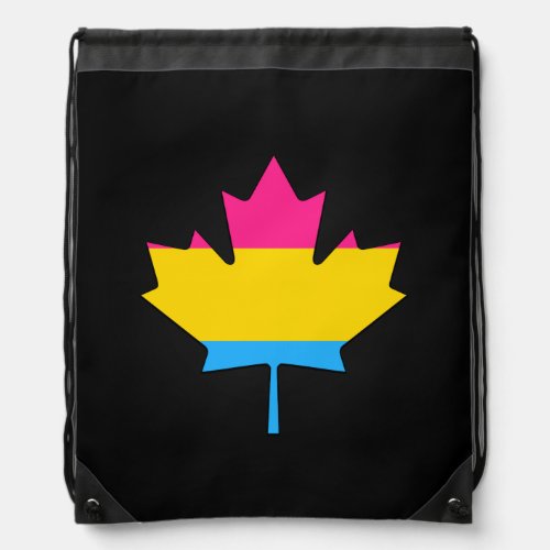 Pansexuality pride maple leaf Backpack