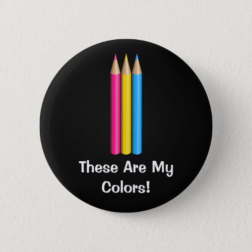 Pansexuality pride pencils Button