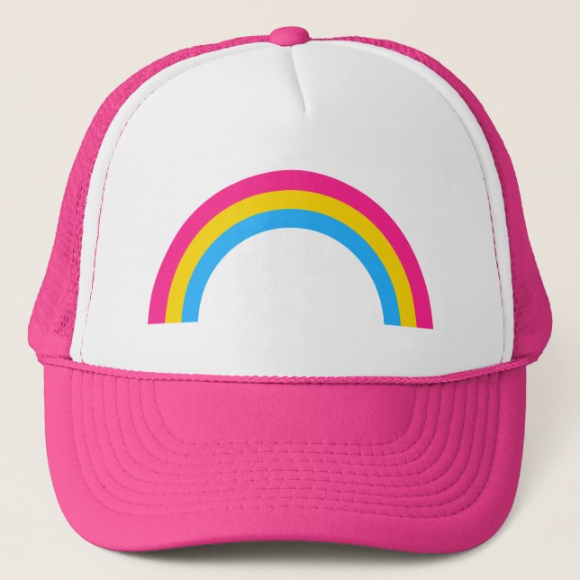 Pansexuality rainbow pride Hat (Front)
