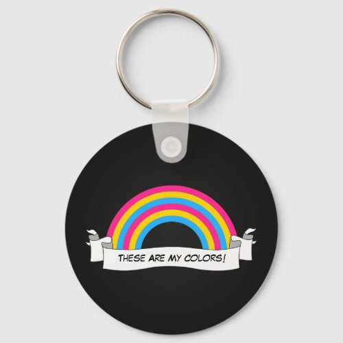 Pansexuality rainbow pride Keychain