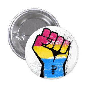 PANSEXUALS RESIST AND SYMBOL - LGBT RESISTANCE -.p Button