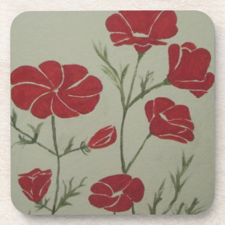 Pansie Coaster set of 6