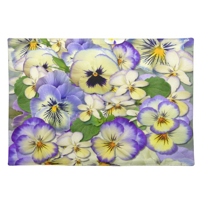 Pansie Pastel ~ Placemats (Front)