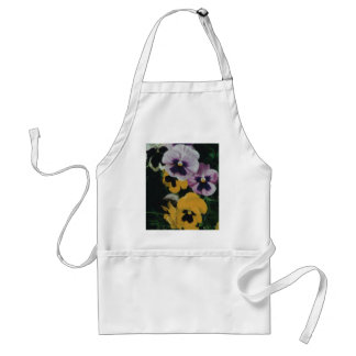 Pansies Adult Apron