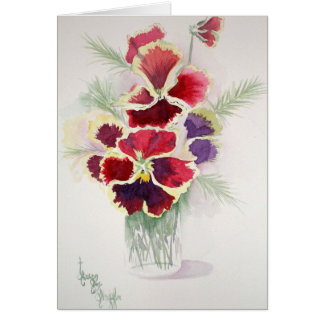 Pansies and Ewe in Jelly Jar Cards