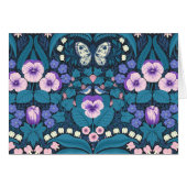 Pansies, birds and butterflies (Front Horizontal)