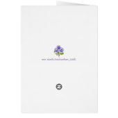 Pansies - Blank Card (Back)