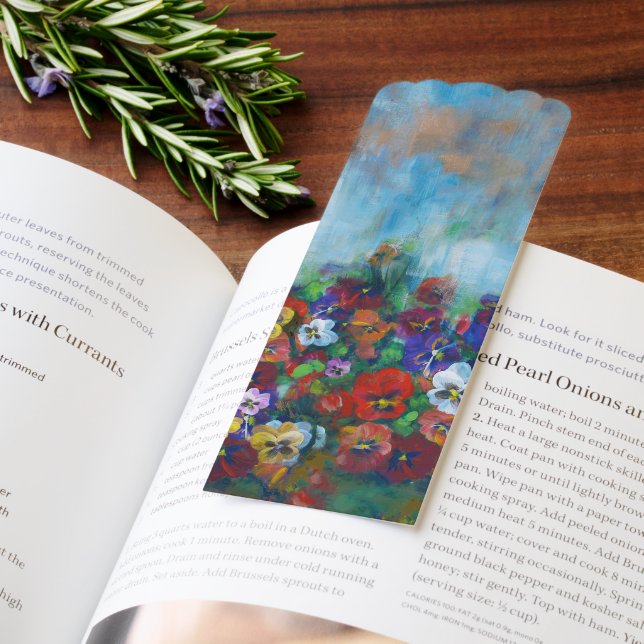 Pansies Bookmarks (Book)