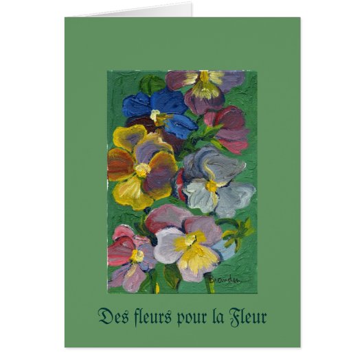 Pansies Cards (Front)