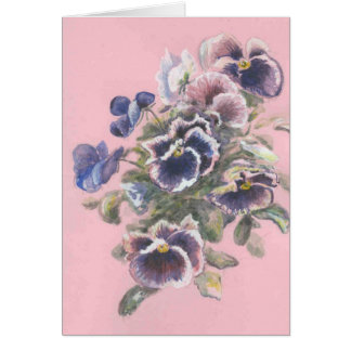 pansies cards