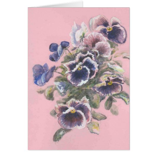 pansies cards (Front)