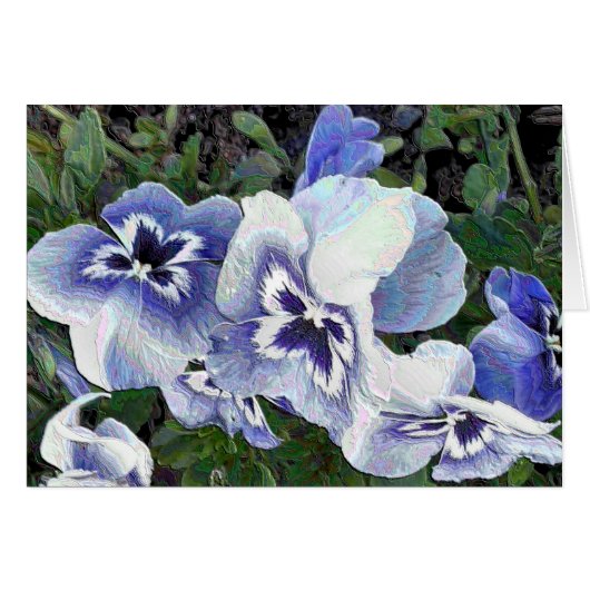 PANSIES CARDS (Front Horizontal)