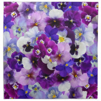 Pansies Cloth Napkins