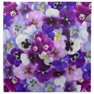 Pansies Cloth Napkins