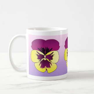 Pansies coffee mug